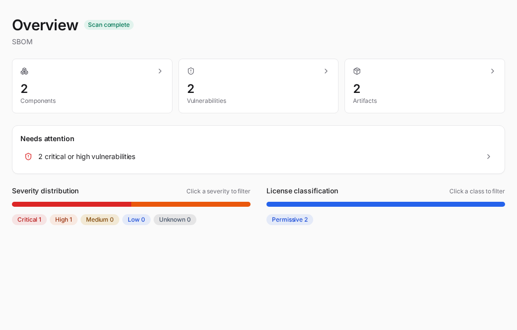 Download the notice per format from the results screen, or get everything as a ZIP